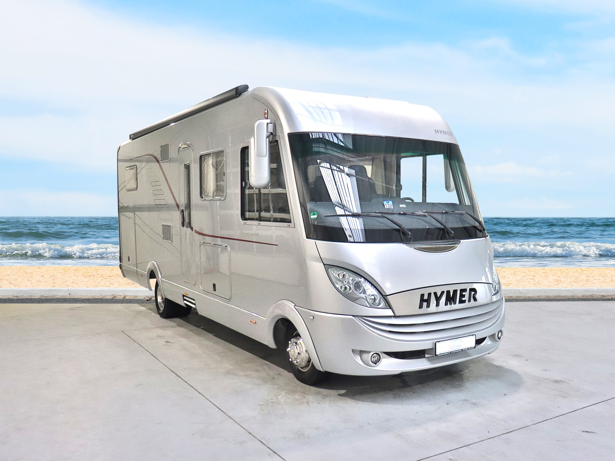 HYMER-ERIBA Liner 839/Automatik/Einzelbetten+Hubbett/2x Klimaanlage/Solar